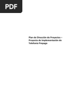 Ejemplo Plan de Dirección Del Proyectos