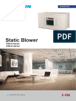 Static Blower: FDN-H Series FGN-H Series