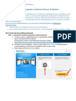 Student Guide To Using Respondus Lockdown Browser & Monitor For Blackboard Testing