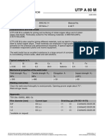 Utp A 80 M: Classifications