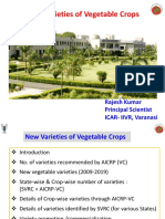 List of New Varieity of Vegetaple Crops PDF