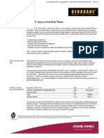 Technical Datasheet: DERAKANE® 510 B-400 Epoxy Vinyl Ester Resin