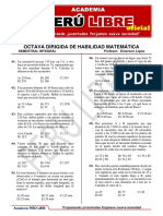 Octava Dirigida de Habilidad Matemática PL Oficial