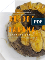 Bolo de Banana Caramelizada