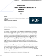 SUPAC-IR Questions and Answers About SUPAC-IR Guidance - FDA