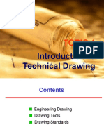 Introduction To Technical Drawing: Topic 1