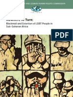 Nowhere To Turn: Blackmail and Extortion of LGBT People in Sub-Saharan Africa