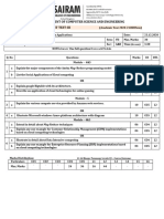 Department of Computer Science and Engineering Internal Assessment Test-Iii