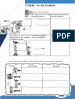 Actividad - La Solidaridad: ¿Podrías Ayudarme? ¿Quién Quiere Ser Mi Amigo?