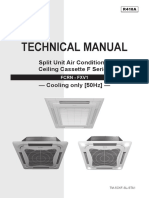 Ceilng Cassette F Series Technical Manual PDF