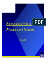 Economic Analysis of Projects: Principles and Concepts