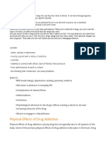 Physical Effects of Drug Addiction: Wild Mood Swings, Depression, Anxiety, Paranoia, Violence