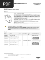 R58E Series Expert Registration Mark Sensors: Datasheet