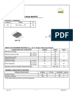 N-Channel Enhancement Mode MOSFET: Product Summary