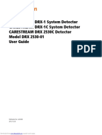 CARESTREAM DRX-1 System Detector CARESTREAM DRX-1C System Detector CARESTREAM DRX 2530C Detector Model DRX 2530-01 User Guide