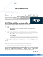 PRESCRIPCION FORM PC 29 Editable 2020