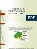 Identificacón de Etiquetas de Los Medicamentos