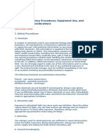 General Laboratory Procedures