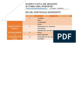 Evaluación Del Portafolio Emergente