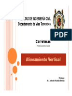 Carreteras 5 Alineamiento Vertical PDF