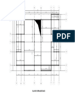 A C D E F B: Plan de Coffrage Etage 2