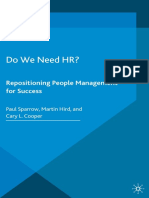 32.do We Need HR - Repositioning People Management For Success