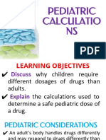 Pediatric Calculations