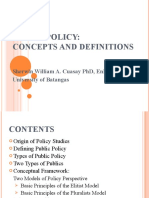 Public Policy Literature Review