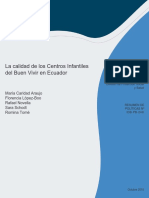 La Calidad de Los Centros Infantiles Del Buen Vivir en Ecuador PDF