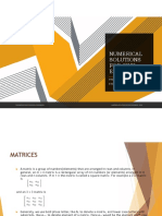 Numerical Solutions For Civil Engineers: Prepared By: Engr. Christine L. Renomeron