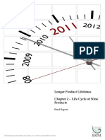 Longer Product Lifetimes. Chapter 2. Life Cycle of Nine Products