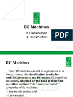 DC Machines: Classification Construction