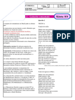 Monitoria - Lista 13 - Gabarito