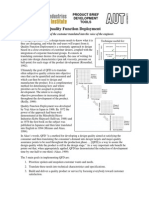 Quality Function Deployment & House of Quality