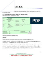 Introduction To Tally PDF