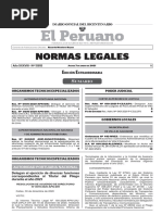 Normas Legales: Dición Xtraordinaria