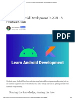 Learning Android Development in 2020 - A Practical Guide - MindOrks