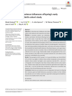 Maternal Caries Experience Influences Offspring's Early Childhood Caries-A Birth Cohort Study