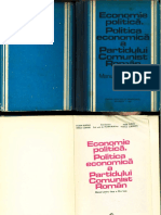 Economie Politică. Politica Economică A Partidului Comunist Român PDF