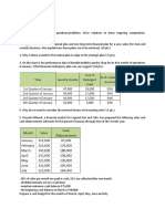 Fourth Month Exam - Finance