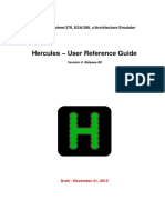 Hercules - User Reference Guide: Hercules System/370, ESA/390, Z/architecture Emulator