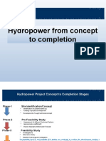 Hydropower From Concept To Completion