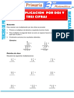 La Multiplicacion de Dos y Tres Cifras para Tercero de Primaria - 2