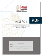 Primer Semestre. - Guía Didáctica Del Estudiante. - Inglés I-1