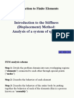 Introduction To The Stiffness (Displacement) Method: Analysis of A System of Springs