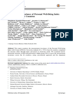 Measurement Invariance of Personal Well-Being Index (PWI-8) Across 26 Countries