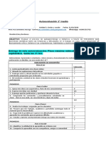 Fisica 1° Medio Autoevaluación