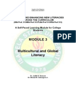 Module 3 Multicultural and Global Literacy