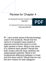 Review For Chapter 4