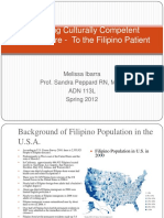 Delivering Culturally Competent Nursing Care - To The Filipino Patient